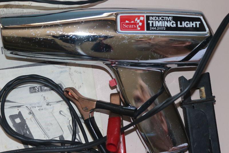 SEARS Inductive DC Timing Light 244-21172 with owner's manual made in U.S.A., US $9.99, image 2