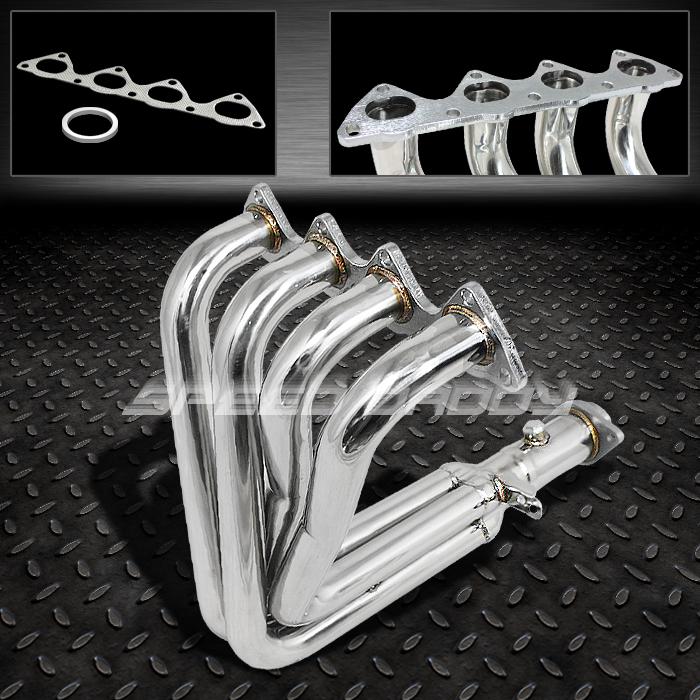 4-1 stainless racing manifold header/exhaust jdm 99-00 honda civic si em1 b16a2