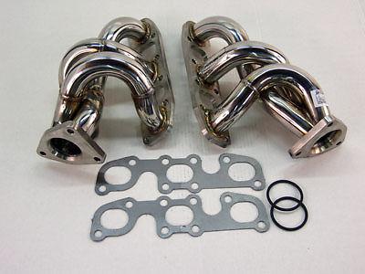 Obx exhaust header 05-12 nissan frontier xterra pathfinder v6 stainless steel