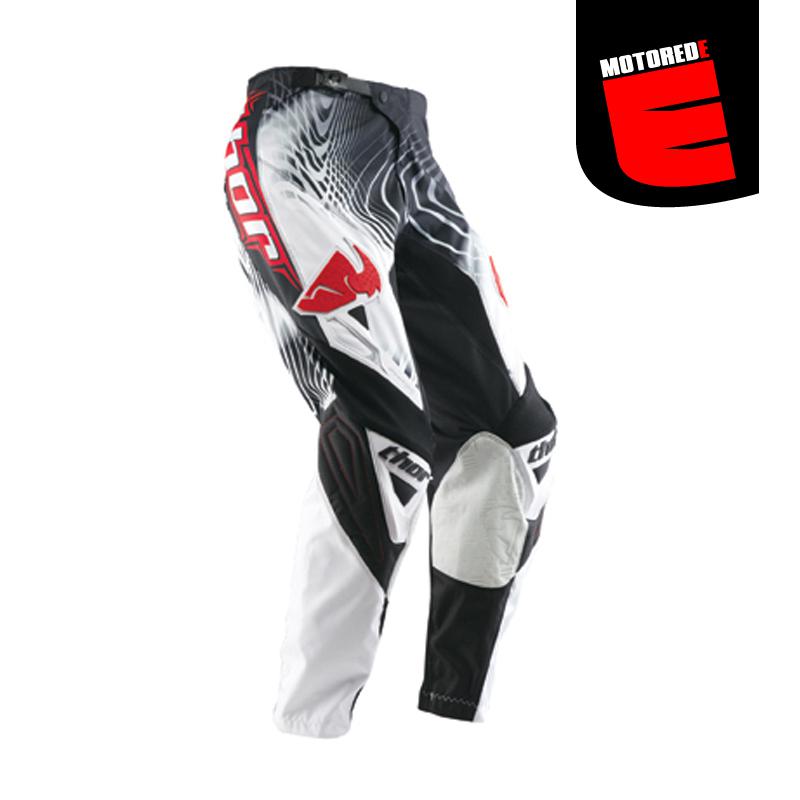 Thor 2013 phase vented warp mx atv pant red black white size: 28