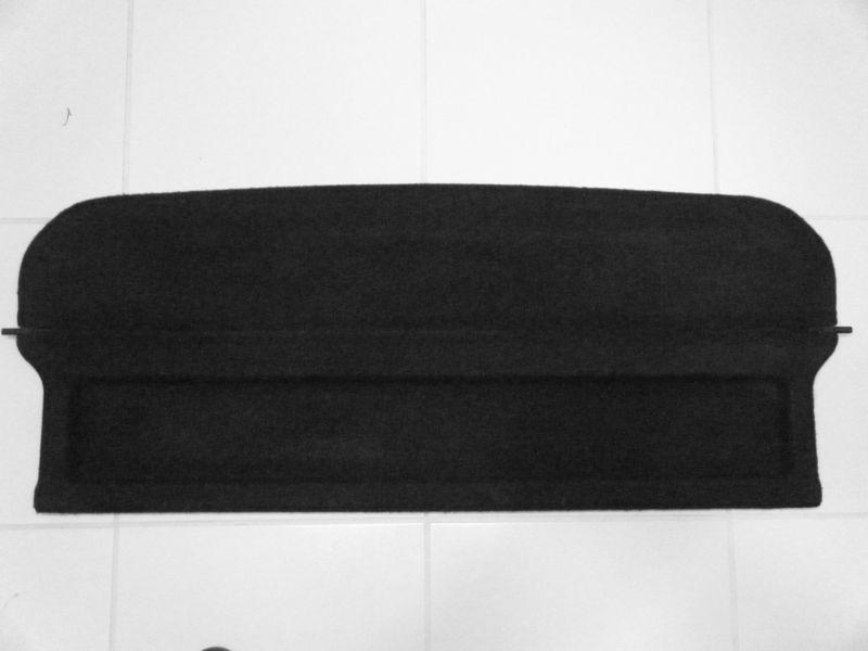 88-91 honda civic ef9 jdm trunk privacy cargo cover panel+ side shelfs oem black