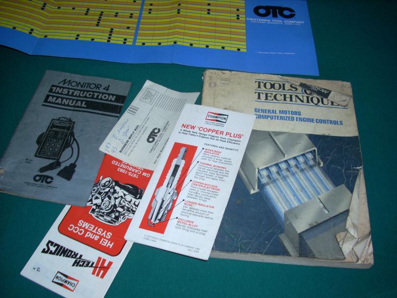 Vintage otc monitor 4 model 3460 gm with  otc tool & technique manual 1980s 