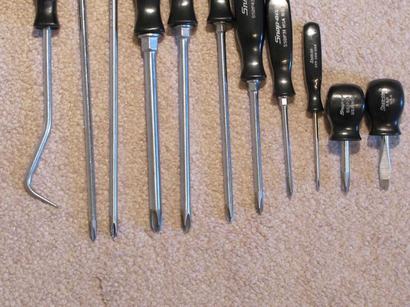 Sell Snap On Tools, 11 pc.Vintage Black Screwdriver Set in , Arkansas