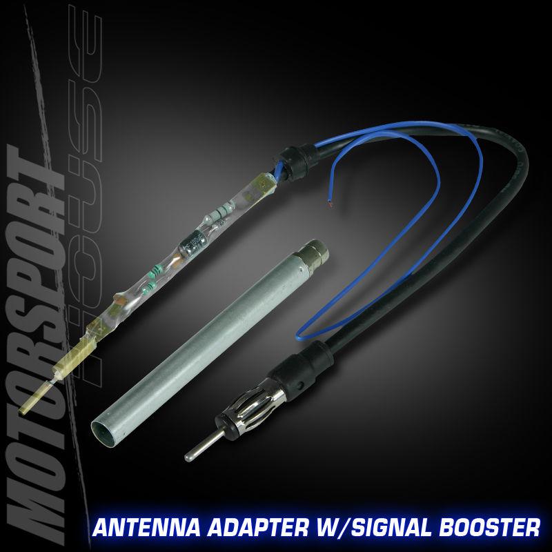 98 99 00 01 vw beetle golf jetta antenna adapter w/signal booster kit new 