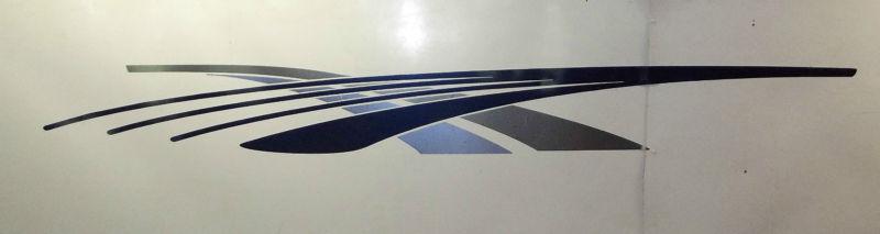 2 new boat rv car trailer motor home graphic decal 97 1/2 x 10