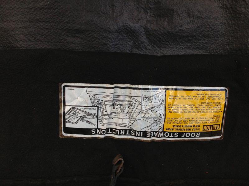 Sell Two 19821992 Camaro Firebird Z28 IROCZ Trans Am ttop storage