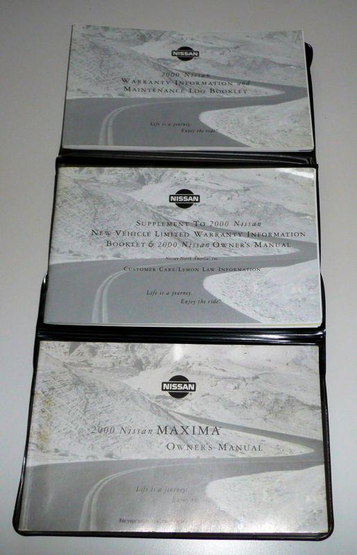 2000 00 nissan maxima factory owners manual … free ship