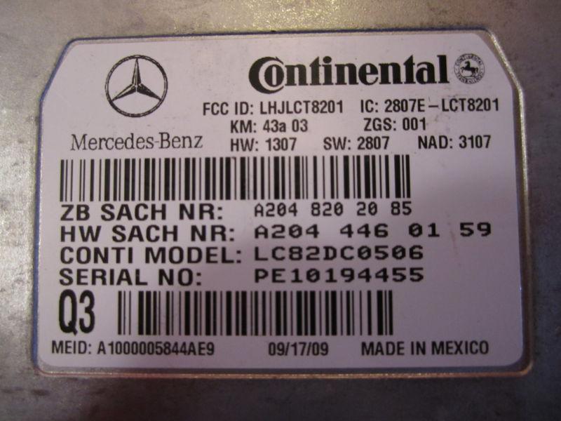 Mercedes E350 W212 S550 W221 Telephone Bluetooth Continental Module 2048202085, US $329.00, image 2