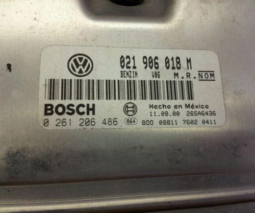 2000 2001 VW Jetta 2.8L Engine Computer ECM PCM 021906018M, US $72.95, image 2