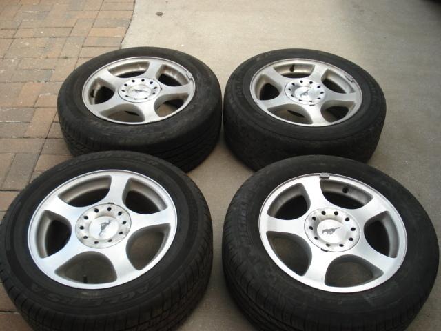 1994-04 mustang rims 16'' tires