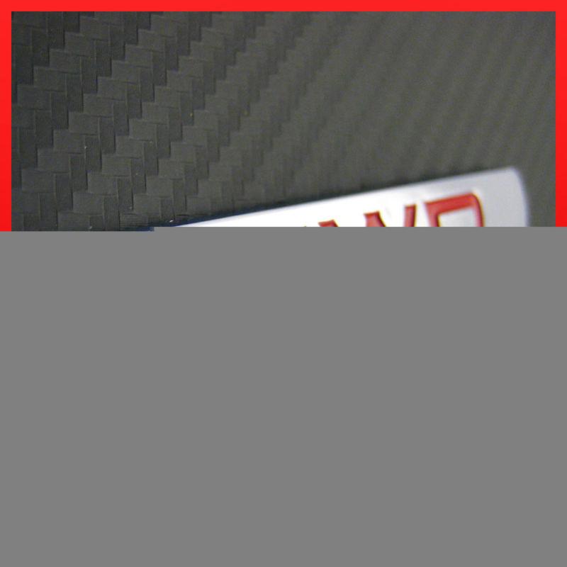 Red small awd trunk badge fender decal door logo all wheel drive 4wd subaru