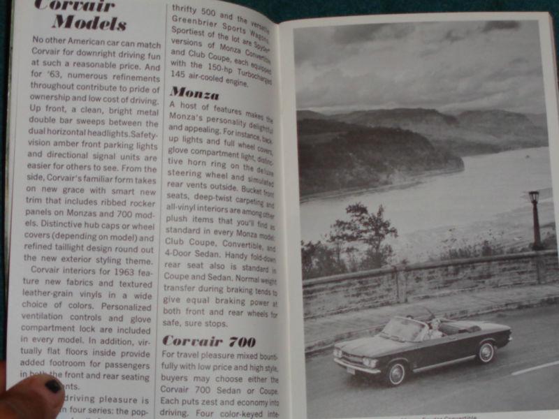 1963 CHEVROLET STORY / BOOK / MANUAL / ORIGINAL CAR / CORVETTE / TRUCK, US $27.50, image 6