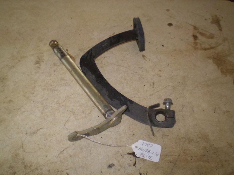 1987 honda ch150 elite foot brake assembly