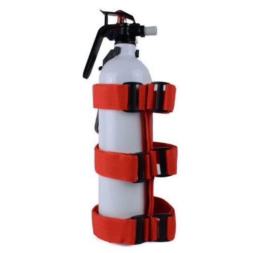1pcs red sport roll bar car fire extinguisher holder for jeep wrangler 2007-2015
