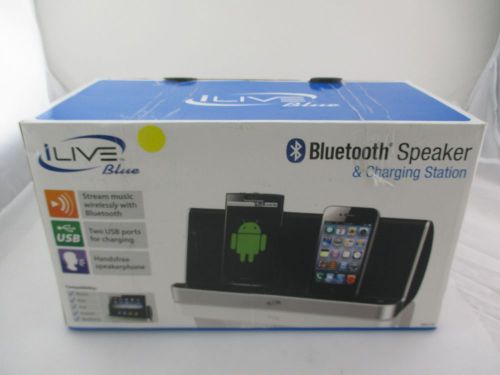 Ilive isb311b bluetooth speaker and charging station
