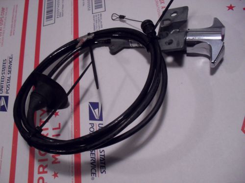 1978 1979 ford f150  bronco factory underdash locking hood cable  with 1key