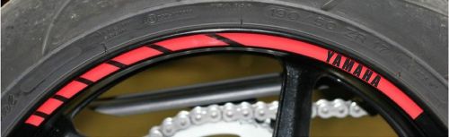 Custom printed rim stripes wheel tape with yamaha cut up design top quality /