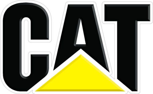 Cat caterpillar decal pair - semi, trailer, truck, window  high quality!!