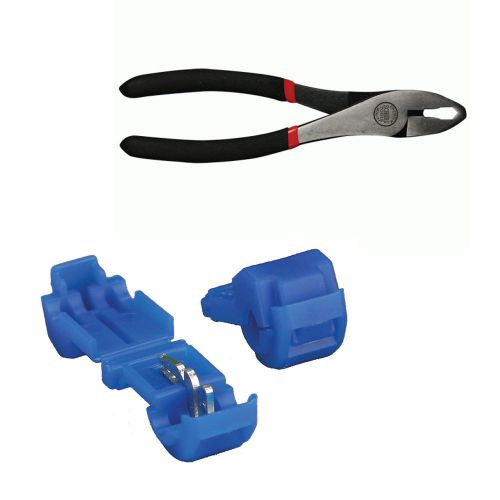 Install bay ttt08 8" crimper/cutter tool heat treated alloy 16-14ga t-tap 3mbtt