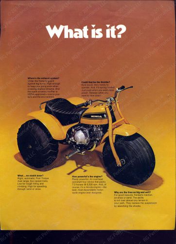 Original 1970 honda atc90 brochure