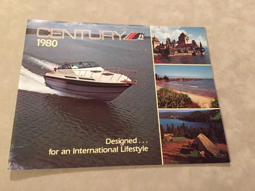 Century boat~boats~1980 original sales brochure~mint condition~arabian~180-200
