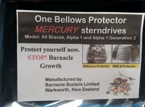 Bellow protectors for mercury sterndrives - stop barnacle damage on bellows