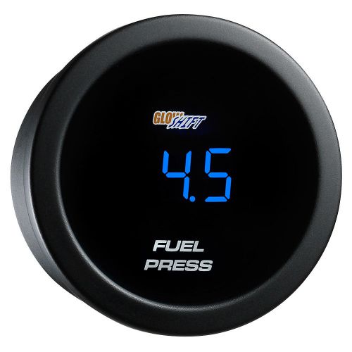 Sell 52mm GlowShift Smoked Blue Digital LED Fuel Pressure BAR Gauge w