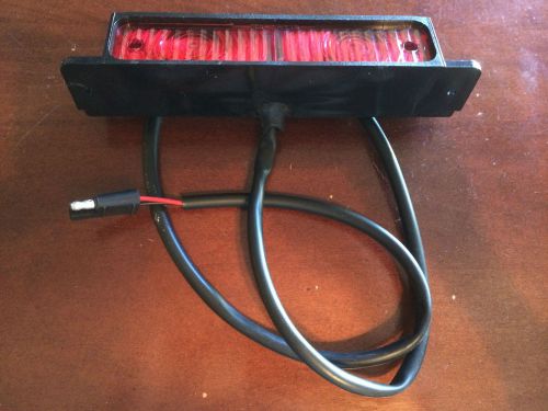 Western oem 1000 2000 salt spreader center high mount stop lamp 65361 tailgate !