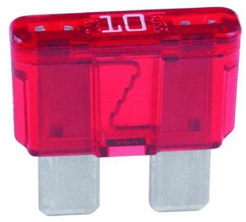5 count red 10 amp atc blade type fuses atc10