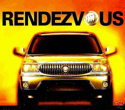 2002 buick rendezvous factory brochure-buick rendezvous