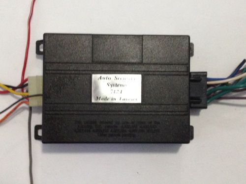 Auto security system  model 712  brain only tested good guaranteed