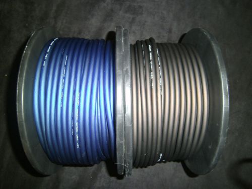 10 gauge awg wire 25 ft 20 blue 5 black cable power ground stranded primary