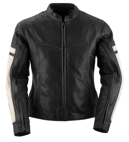 Black brand eternity women's leather motorcycle jacket black