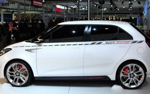 Car decal vinyl graphics side sticker body sport stripe for mg sx4 #cb95