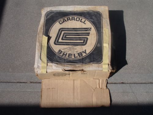 Vintage 1967 carroll shelby mustang cobra gt 350/500 10 spoke wheel factory box