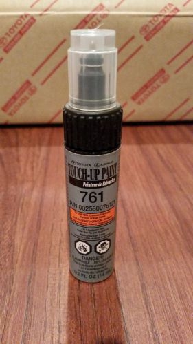 Genuine toyota touch up paint 1/2 oz pen &amp; brush 761 aqua ice opalescent