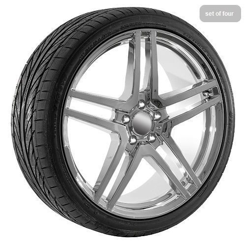 Sell 20 Inch Mercedes Chrome Wheels Rims & Tire Package in San Diego