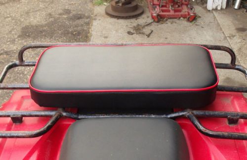 24" x 12" red rear rack seat pad 185s 200s 125m 90 110 200 atc honda 3 wheeler