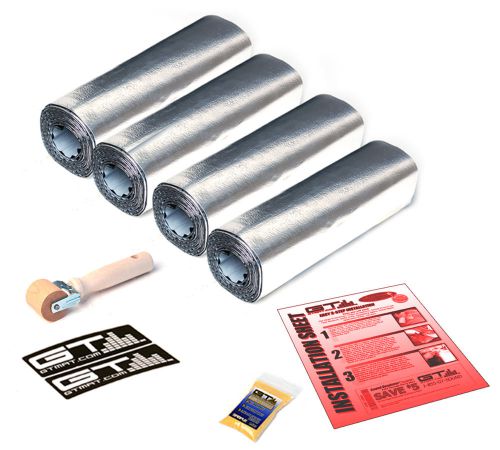 12sqft two door kit 12" x 36" sheets gtmat supreme 110 mil car sound deadener