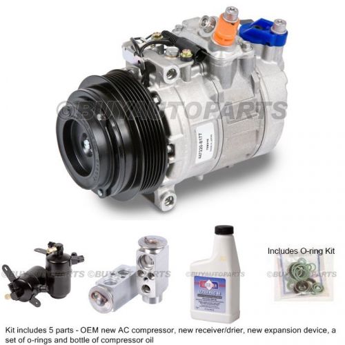 New air conditioning compressor kit - genuine oem ac compressor &amp; clutch + more