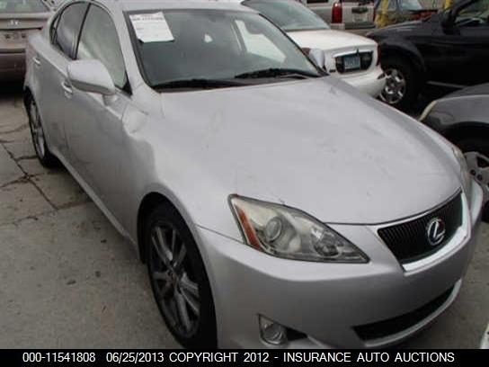 06 07 08 lexus is250 l. tail light lid mtd