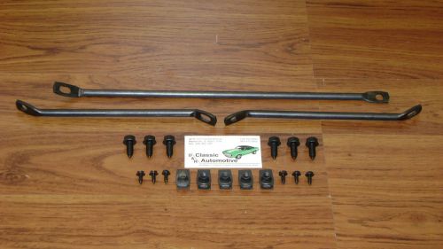 Front spoiler brackets and hardware 20pc kit 69 camaro *in stock* braces