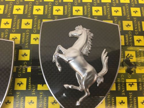 Genuine ferrari 599 carbon fiber shields 70001822