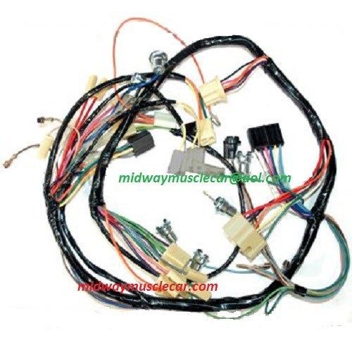 Dash wiring harness 57 chevy 150 210 bel air nomad  deluxe with radio &amp; heater