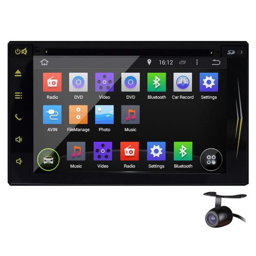 Built-in gps wifi 3g android 4.4 6.2" car dvd player radio ipod bt av-in camera