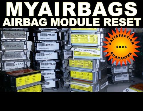 All mitsubishi srs airbag computer control computer ecu rcm sdm acm module reset
