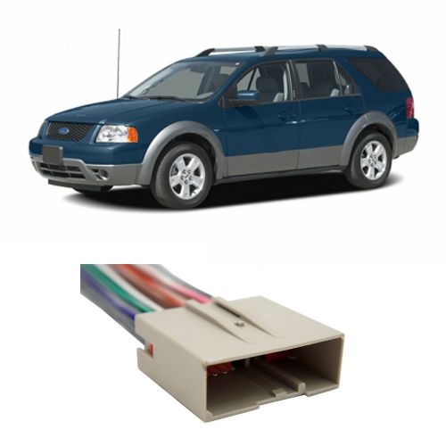 Ford freestyle 2005-2007 factory stereo to aftermarket radio harness adapter