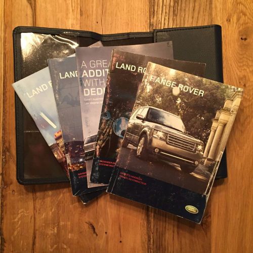 2008 range rover full size owners manual set with case land rover oem