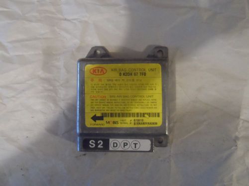 03 kia spectra srs air bag control unit 0k 2dk 67 7f0 0k2dk677f0