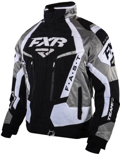 Fxr team fx snowmobile jacket black/titanium md